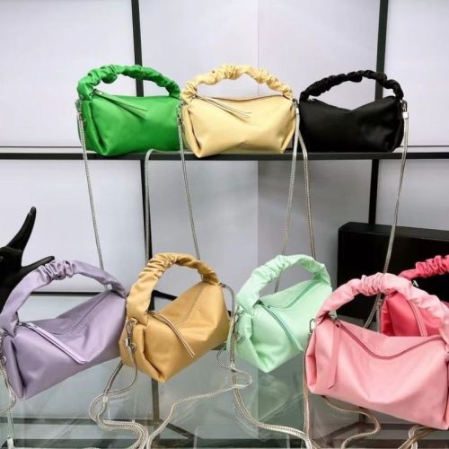 Replica Designer Prada Women Casual Nylon Hobo Dumpling Bag