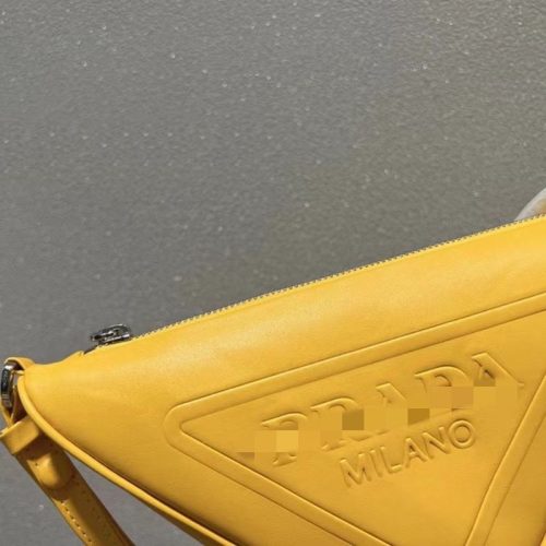 Replica Designer Prada Women Casual Solid Color Triangular Underarm Bag