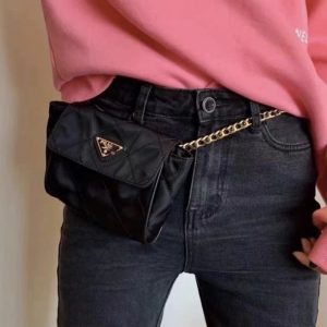 Replica Designer Prada Women Fashion Rhombus Chain Shoulder Bag