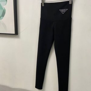 Replica Designer Prada Women Fashion Solid Color Elasticity Shark Pants