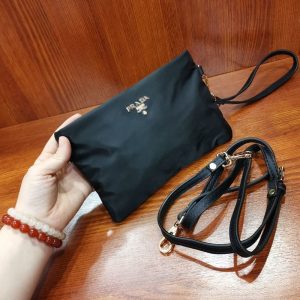 Replica Designer Prada Women Fashion Waterproof Nylon Shoulder Bag