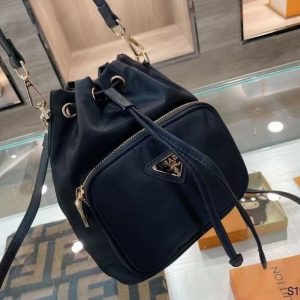Replica Designer Prada Women Oxford Cloth Waterproof Casual All-Match Bucket Bag