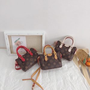 Replica Designer Printed Kids Handbag Cute Little Girl Messenger Bag Girls Accessories Shoulder Bag