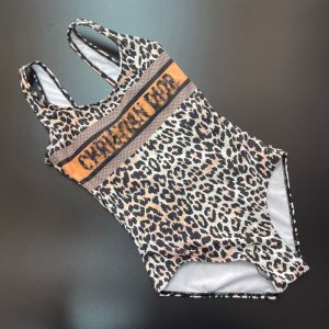 Replica Designer Replica Dior Design Swimsuit Women Fashion Dior Print Sexy One Piece Backless Swimwear