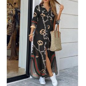 Replica Designer Replica Gucci Design Women Fashion Print Long Dress