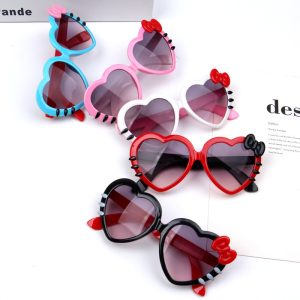 Replica Designer Replica Hello Kitty Design Heart-Shaped Kids Glasses