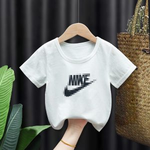 Replica Designer Replica Nike Adidas Design Kids Short-Sleeved T-Shirts Summer Cotton Tops