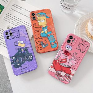 Replica Designer Replica Supreme Design Cartoon Soft Edge Anti-Fall Mobile Phone Case