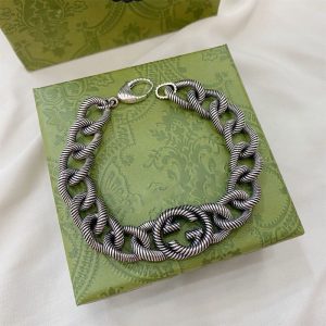 Replica Designer Retro Old Interlocking Thread Bracelet
