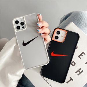 Replica Designer Simple Retro Letter Straight Edge Mobile Phone Case