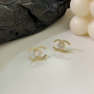 Replica Designer Trendy Women Flashing Zircon Earrings