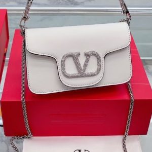 Replica Designer Valentino Fashion Rhinestone Chain Bag