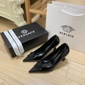 Replica Designer Versace Leopard High Heels Shoes