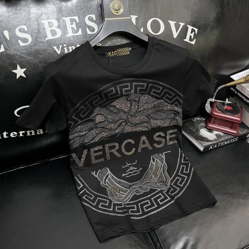 Replica Designer Versace Men'S Casual Print Short Sleeve T-Shirt