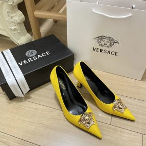 Replica Designer Versace Pointed Toe Heel Sandals