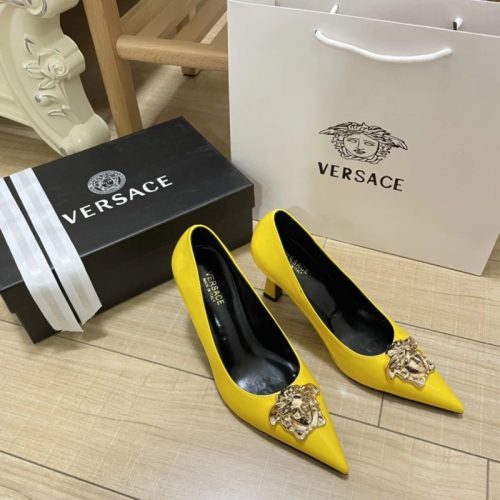 Replica Designer Versace Pointed Toe Heel Sandals