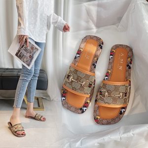Replica Designer Women Summer Fashion Outer Wear Flat Slippers