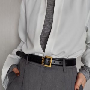 Replica Designer YSL All-Match Women Light Luxury Style Personality Leather Decorative Belt