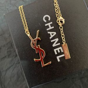 Replica Designer YSL Clavicle Chain Letter Design Necklace