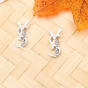 Replica Designer YSL Creative Fashion Imitation Diamond Stud Earrings