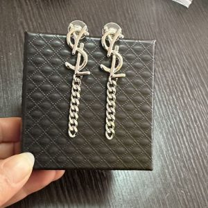 Replica Designer YSL Fashion Chain Tassel Earrings