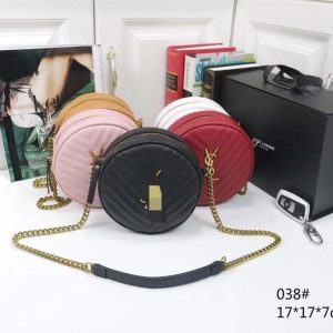 Replica Designer YSL Fashion Solid Color Mini Ball Pattern Small Round Bag