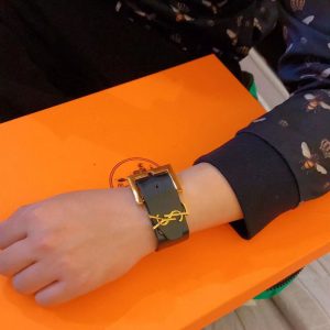 Replica Designer YSL Men And Women Leather Bracele
