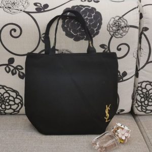 Replica Designer YSL Portable Storage Bag Casual Black Canvas Tote Shopping Bag