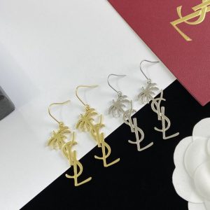 Replica Designer YSL Simple Letter Earrings