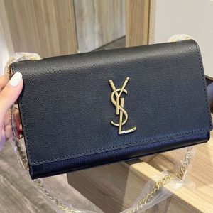 Replica Designer YSL Simple Solid Color Letter One Shoulder Diagonal Chain Bag