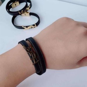 Replica Designer YSL Titanium Steel Material Letter Bracelet