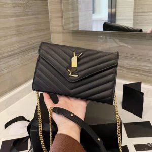 Replica Designer YSL Women All-Match Classic Wave Envelope Bag