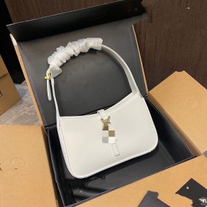 Replica Designer YSL Women Crocodile Plain Pattern All-Match Armpit Bag