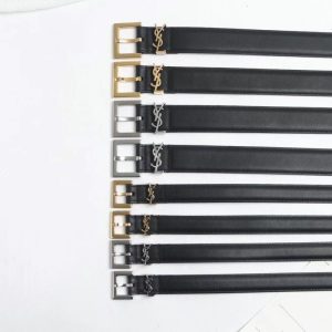 Replica Designer YSL Women Fashion Simple All-Match Belt