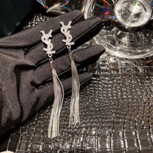 Replica Designer YSL Women Fashion Tassel Earrings