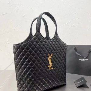 Replica Designer YSL Women Large Capacity Diamond Fashion Tote Bag
