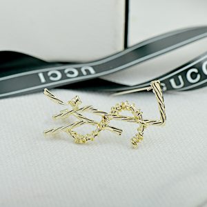 Replica Designer YSL Women Letter Design Simple Clothing Zircon Brooch
