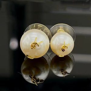 Replica Designer YSL Women Letter Imitation Pearl Temperament Earrings