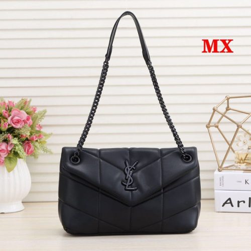 Replica Designer YSL Women Popular Black All-Match One-Shoulder Kelly Bag Bag