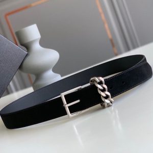 Replica Designer YSL Women Roland Pin Buckle Fashion All-Match Belt