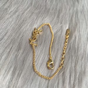 Replica Designer YSL Women Simple Letter Bracelet