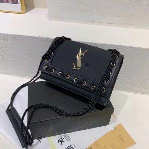 Replica Designer YSL Women Solid Color Single One Shoulder Crossbody Small Square Bag