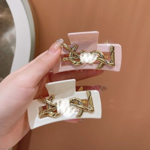 Replica Designer YSL Women Temperament Hairpin Lazy Matte Wash Large Grab Hairpin
