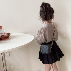 Replica Designer er Chanel Children Bag Embroidery Thread Small Square Bag