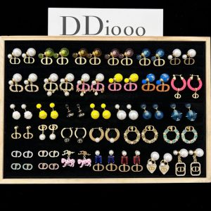 Replica Designer er Dior Women Fashion CD Letter Pearl Earrings