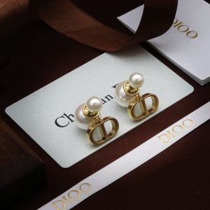 Replica Designer er Dior Women Fashion CD Letter Pearl Earrings