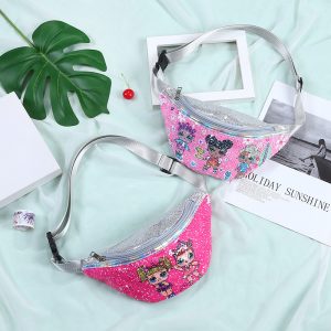 Replica Designer er L.O.L. Surprise Kids Sequin Stitching Cartoon Chest Bag