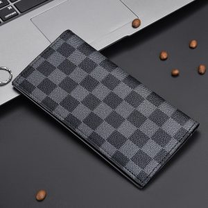 Replica Designer er LV Men Fashion Check Multi-Card Wallet