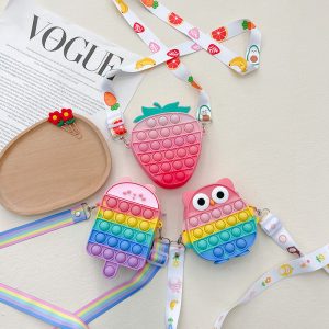 Replica Designer er Last Mouse Lost Kids Cartoon Silicone Small Satchel Press Decompression Bubble Shoulder Messenger Bag