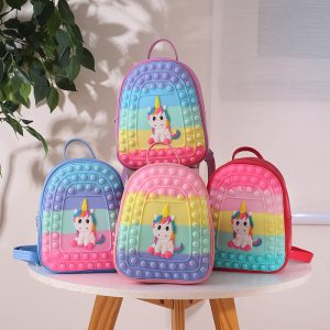 Replica Designer er Last Mouse Lost Unicorn Silicone Kids Backpack